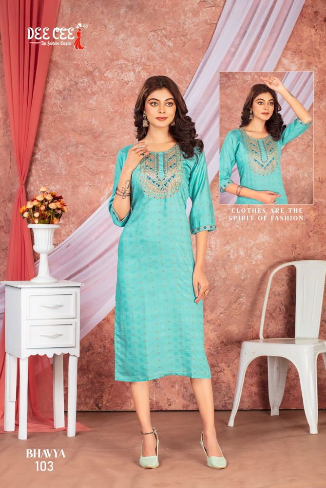 Bhavya By Deecee Bombay Dobby Designer Kurti Wholesale Shop In Surat
